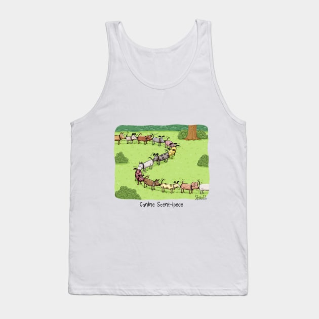 Canine Scent-ipede Tank Top by macccc8